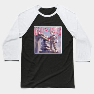 Cat Engineer Baseball T-Shirt